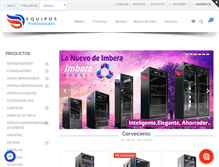 Tablet Screenshot of equiposprofesionales.com